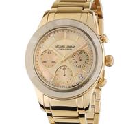 Jacques Lemans 1-2151H Venice Femmes Chrono 38mm 5ATM Chronograph Quartz Or Doré