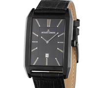 Jacques Lemans 1-2160F Torino Montre Homme Carrée 34mm 5ATM