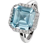 Jacques Lemans - Bague en argent avec topaze bleu ciel - SE-R104C58 - Largeur 58 mm