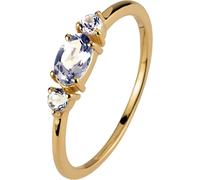 Jacques Lemans - Bague en argent plaqué or avec Topaze blanche - SE-R113F54 - RW : 54