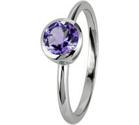 Jacques Lemans - Bague en argent sterling avec améthyste - SE-R101D52 - Largeur de la bague : 52