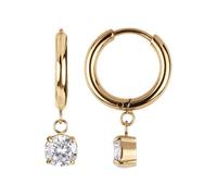 Jacques Lemans Boucles d'Oreilles pour Femme Acier Inoxydable S-O261B