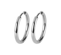 Jacques Lemans Boucles d'Oreilles pour Femme Acier Inoxydable S-O273A