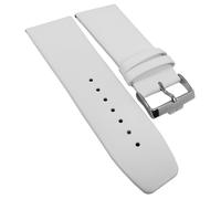 Jacques Lemans Bracelet Montre 29 mm Cuir Blanc Lisse 1-1230B