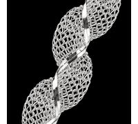 Jacques Lemans - Chaîne femme en maille argent sterling Ø 3,3 x 9 mm 45 cm SE-K135A45