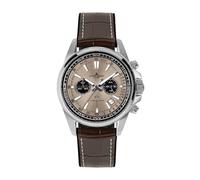 JACQUES LEMANS Chronographe Liverpool Brown Leather