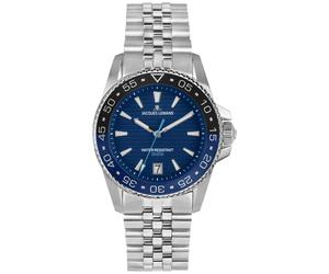 Jacques Lemans Liverpool Diver 1-2205I - Homme - 41 mm - Quartz - Verre minéral