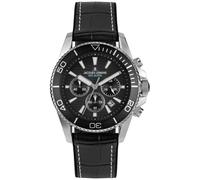 Jacques Lemans Liverpool Diver Chrono 1-2206A - Homme - 44 mm - Quartz - Verre minéral