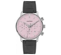 JACQUES LEMANS Mens Analogue Quartz Watch with Leather Strap 1-209F