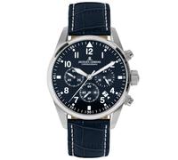 Jacques Lemans Montre Pour Homme Chronographe Barcelona Bleu Chrono 42-2B