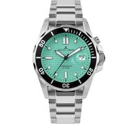 JACQUES LEMANS Montre pour homme série Hybromatic 41 mm 10 ATM avec bracelet en acier inoxydable 1-2170I