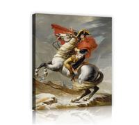 Jacques-Louis David Art mural encadré Napoléon Alpes 50x60cm
