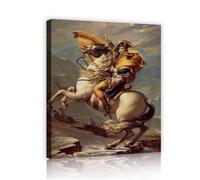 Jacques-Louis David Art mural toile Bonaparte Alpes 70x85cm