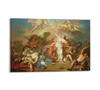 Jacques Louis David Works (Diana et Apollo Killing Niobe's Children) Artiste traditionnel Impression sur toile Poster 50 x 75 cm