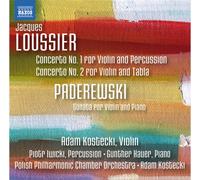 Jacques Loussier – Concertos pour violon n°1 & n°2, Sonate pour violon et piano – CD – NAXOS