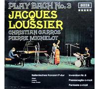 Jacques Loussier - Play Bach No. 3 (Vinyl LP)