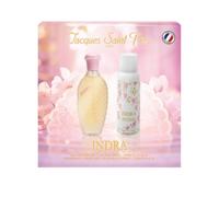 JACQUES SAINT PRÉS - Coffret Parfum Femme Indra - Eau de Parfum 100 ml + Déodorant Spray 125 ml - Oriental Naturel - Made in France