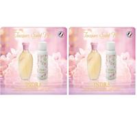 JACQUES SAINT PRÉS - Coffret Parfum Femme Indra - Eau de Parfum 100 ml + Déodorant Spray 125 ml - Oriental Naturel - Made in France (Lot de 2)