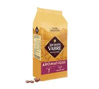JACQUES VABRE Café en grains aromatique, intensité 7/10, arabica et robusta - 1 kg