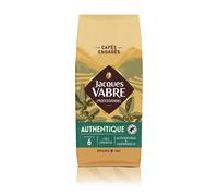 Jacques Vabre Café en grains Rainforest Alliance Authentique - Intensité 6 - Paquet de 1 kg