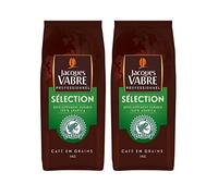 Jacques Vabre Professional, 1Kg de Café en Grains Authentique Certifié Rainforest, Intensité 6, 100% Arabica