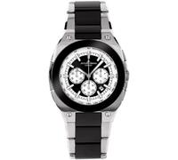 JacquesLemans-MontreHomme-QuartzChronographe-CadranMulticolore-BraceletCéramiqueMulticolore