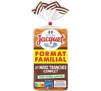 JACQUET Pain de mie complet sans sucres ajoutés 850 g