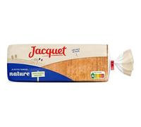 Jacquet Pain de Mie Nature Sans Sucres Ajoutés, 450g