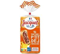 JACQUET P'tit Dej Pain de mie nature brioché 410 g