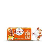 Jacquet Tartine PTit Dej Brioché 410G - Le plaisir dune mie moelleuse pour vos matinées gourmandes! - Lot De 4