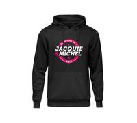 Jacquie & Michel Sweat à Capuche J&M Logo Rond - Medium - Noir, 3701353022295