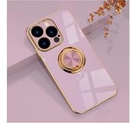 Jacyren Coque pour iPhone 13 Pro, iPhone 13 Pro Housse de Protection étui avec anneau Case Ultra Mince Silicone Antichoc Coque Anneau Stand Magnétique Support Voiture Coque pour iPhone 13 Pro, violet