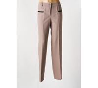jad pantalons femme de couleur beige 46