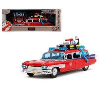 Jada 1:24 35466 Ghostbusters - ECTO-1 / Mash Haut Avec Optimus Prime Graphiques