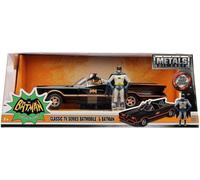 Jada Toys - 98259BK - Batmobile - 1966 Version - Avec Figurines - Echelle 1/24 - Noir/Rouge