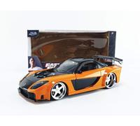 Jada 1:24 Fast & Furious Han’S Mazda RX-7 - Orange & Noir 30732