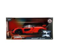 Jada 1:24 McLaren Senna Orange - Fast & Furious Voiture En Métal - 35485