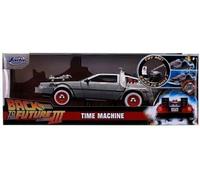 Jada 1:24 Moulage sous Pression Retour vers le Futur 3 Temps Machine Avec Feux