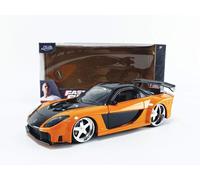 Jada 1:24 Rapide & Furieux Han ’S Mazda RX-7 -orange & Noir 30732