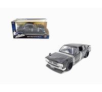 Jada 1: 24 W/B - Fast & Furious - Brian's Nissan Skyline 2000 GT-R (Black) Diecast Vehicle