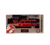 Jada 1:3 2 Ghostbusters X Transformers - ECTO-1 W/Optimus Prime Graphics 35863