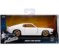 Jada 1/32 - Fast & Furious - Roman's 1969 Ford Mustang Blanc & Noir - 99517