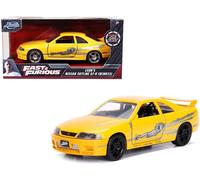 Jada 1:32 Rapide Et Furieux Leon's Nissan Skyline GT-R Jaune (BCNR33) - 99515