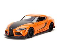 Jada 1:32 Rapide Et Furieux Toyota GR Supra - Orange Avec Des Rayures Noires