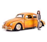Jada 30114 Figurine Bumblebee VW Beetle avec Charlie moulée sous Pression 1:24
