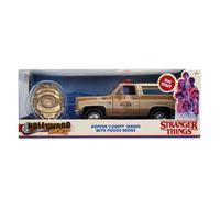 Jada 1:24 Stranger Choses - 1980 Chevy Blazer - Badge Ouvrables - Neuf
