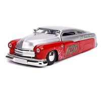 Jada 31454 1951 Mercury Candy Red and Silver Modèle 1/24