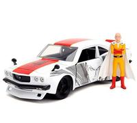 Jada Toys 1:24 Mazda RX-3 W/One Punch Man Figure BI-Color