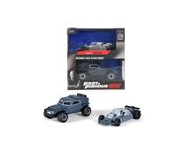 JADA 34253 TWIN PACK FLIP CAR / DECKARD'S BUGGY BI-COLOR FF 1/32