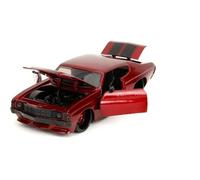 JADA 35191 MINIATURE CHEVROLET CHEVELLE SS RED PINK SLIPS 1971 1/24